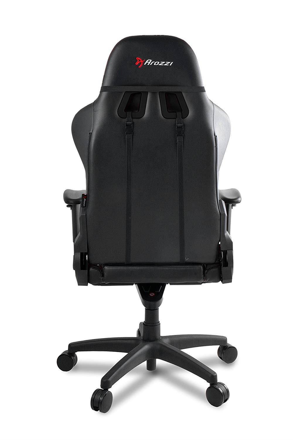 Arozzi Verona Pro V2 Premium Racing Style Gaming Chair with High Backrest Black