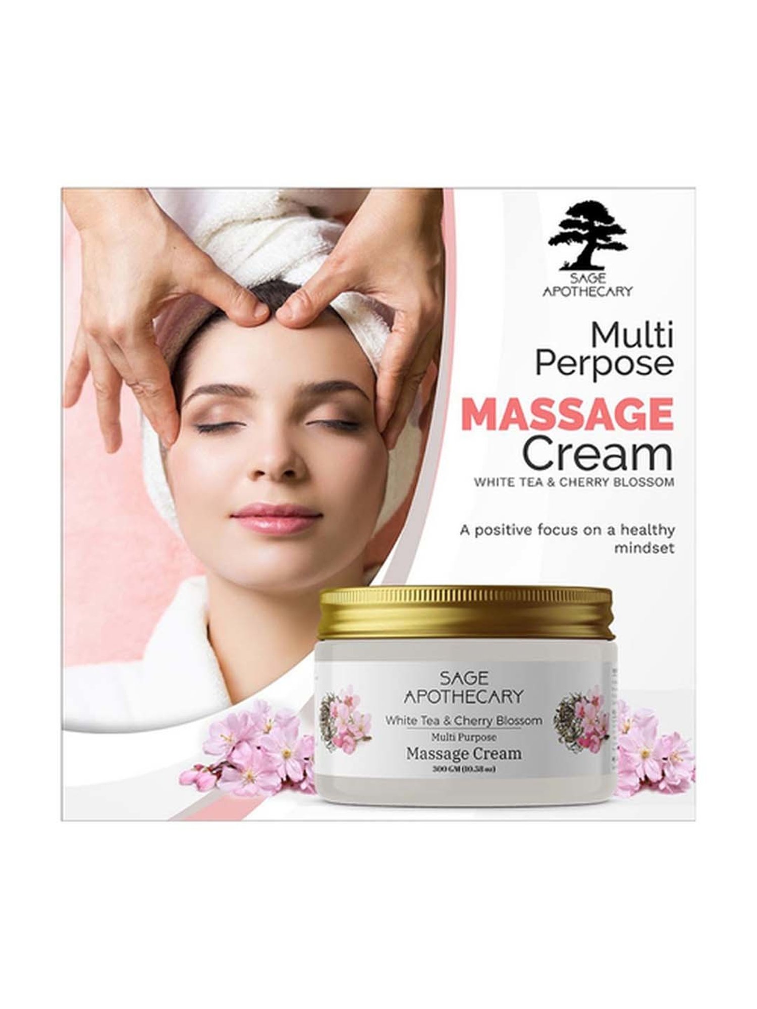 Sage Apothecary Massage Cream - 300 ml