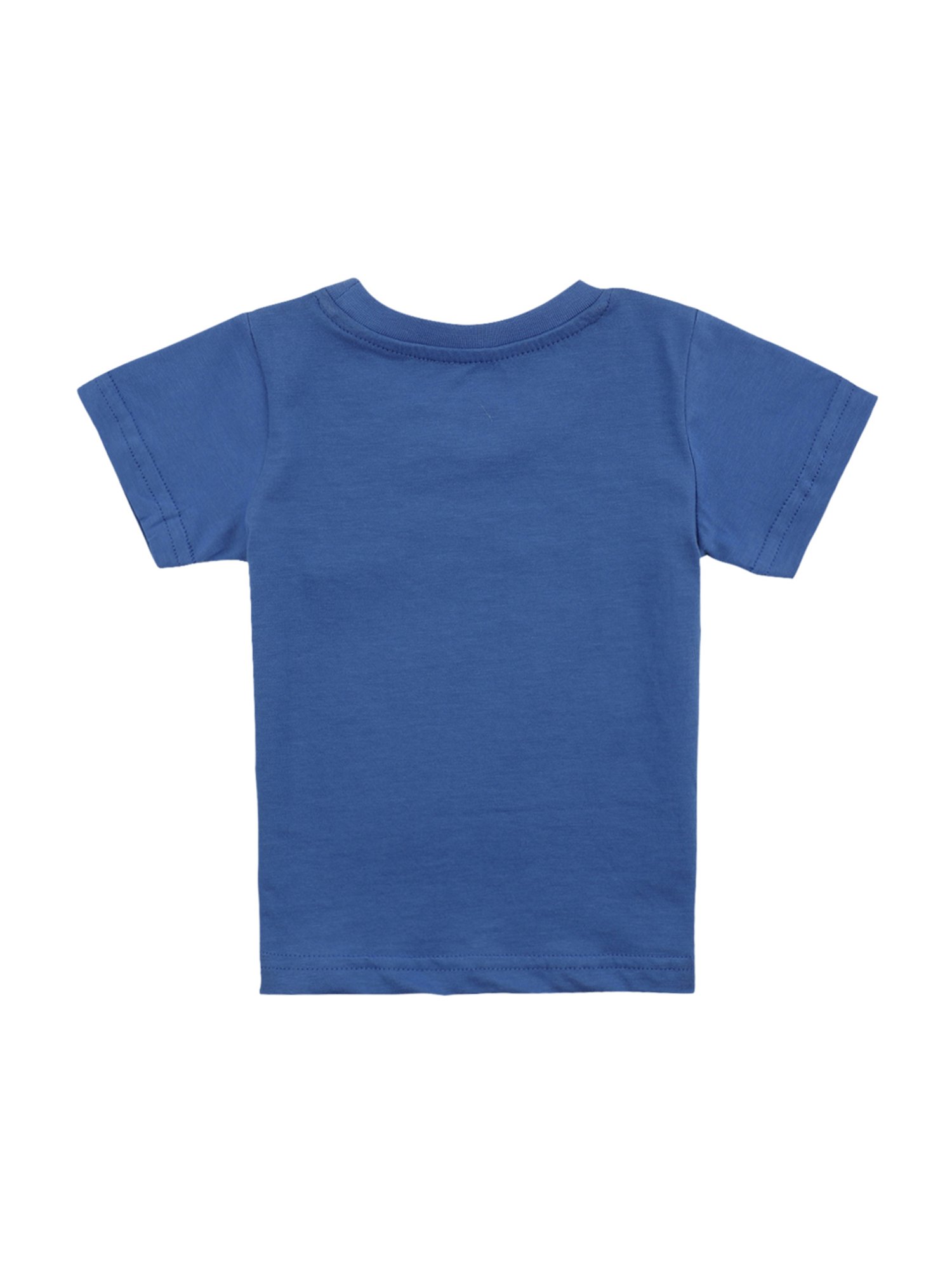 Bodycare Boys Red & Blue Cotton Printed T-Shirts - Pack of 2 (Antiviral Collection)