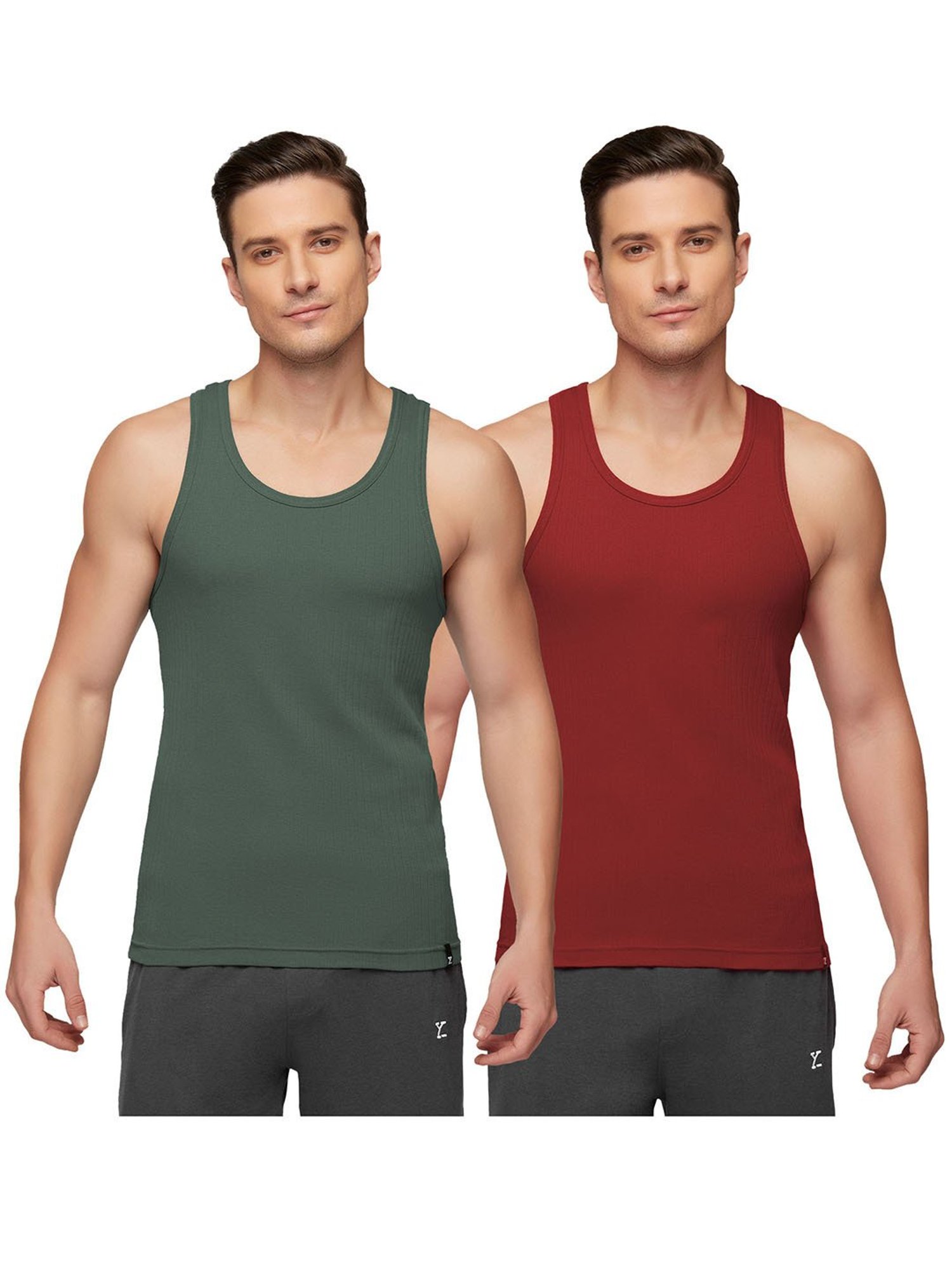 Bodycare Anthra Melange Regular Fit Thermal Top