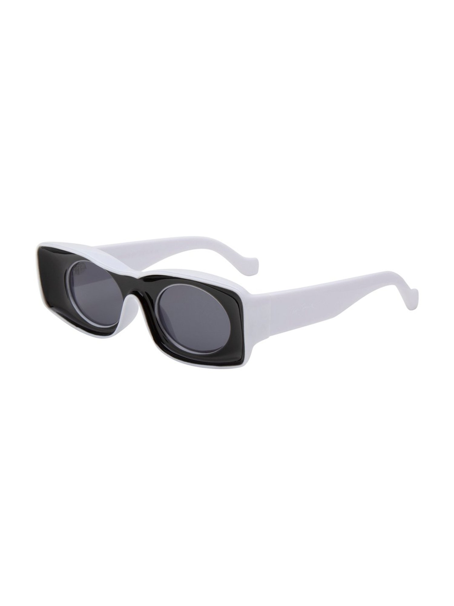 Ted Smith Grey Square UV Protection Unisex Sunglasses