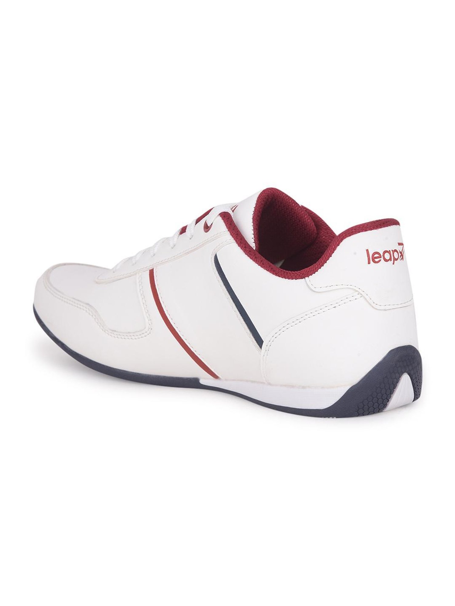 Leap7X by Liberty Men's White Running Shoes
