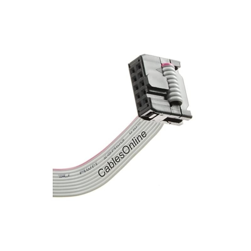 DB9 Male to 10Pin 2x5 IDC Female Motherboard Header RS232 Serial Adapter Cable ADI01