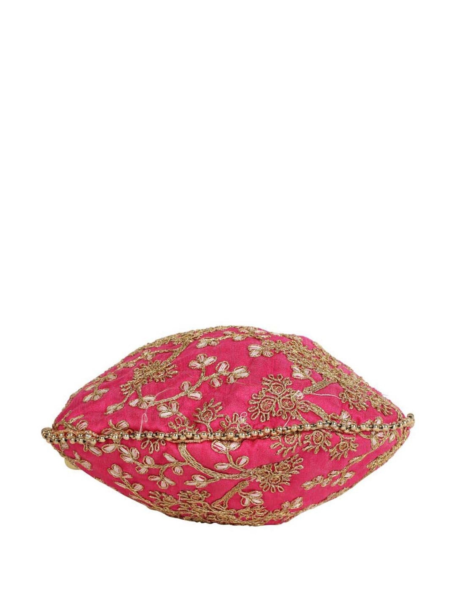 Gaurapakhi Pink Embellished Potli