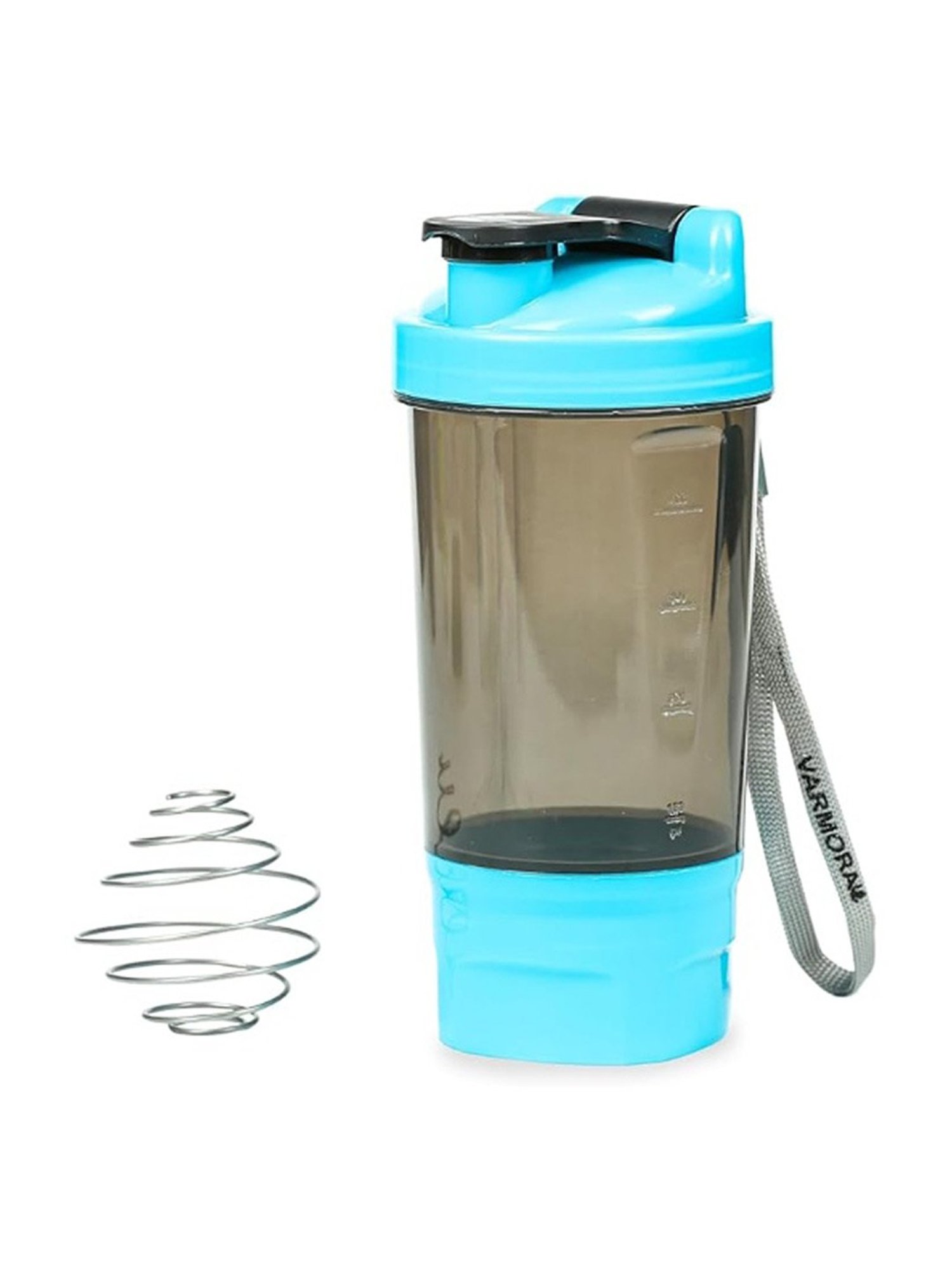 Varmora Blue Plastic Protein and Gym Shaker - 575 ml