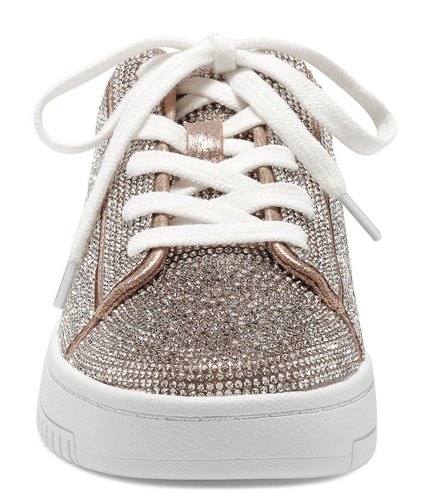 Jessica Simpson Silesta Rhinestone Lace-Up Sneakers