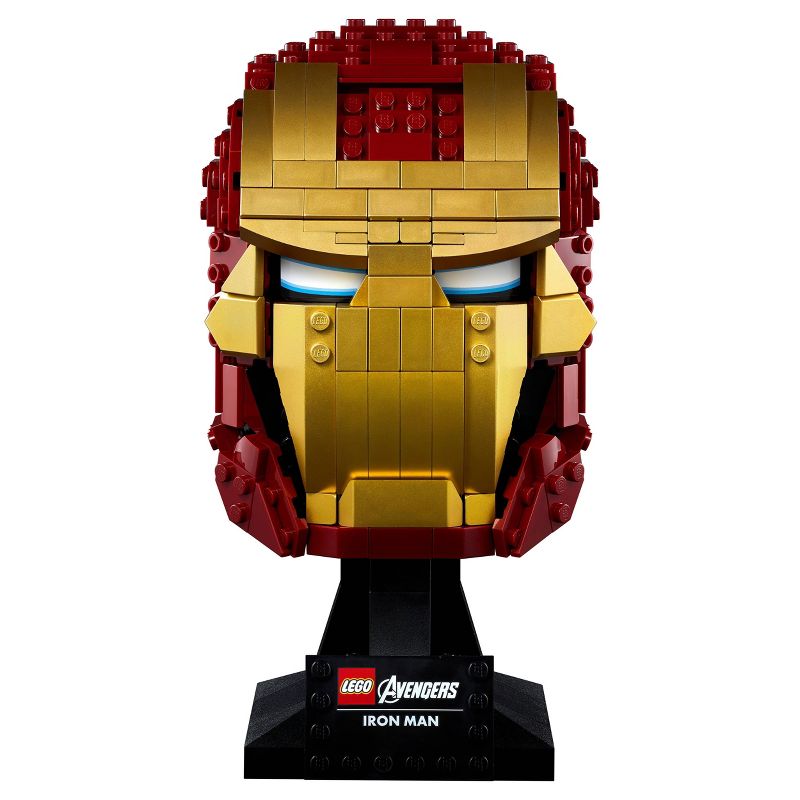 LEGO Marvel Avengers Iron Man Helmet Displayable Iron Man Mask for Marvel Fans 76165