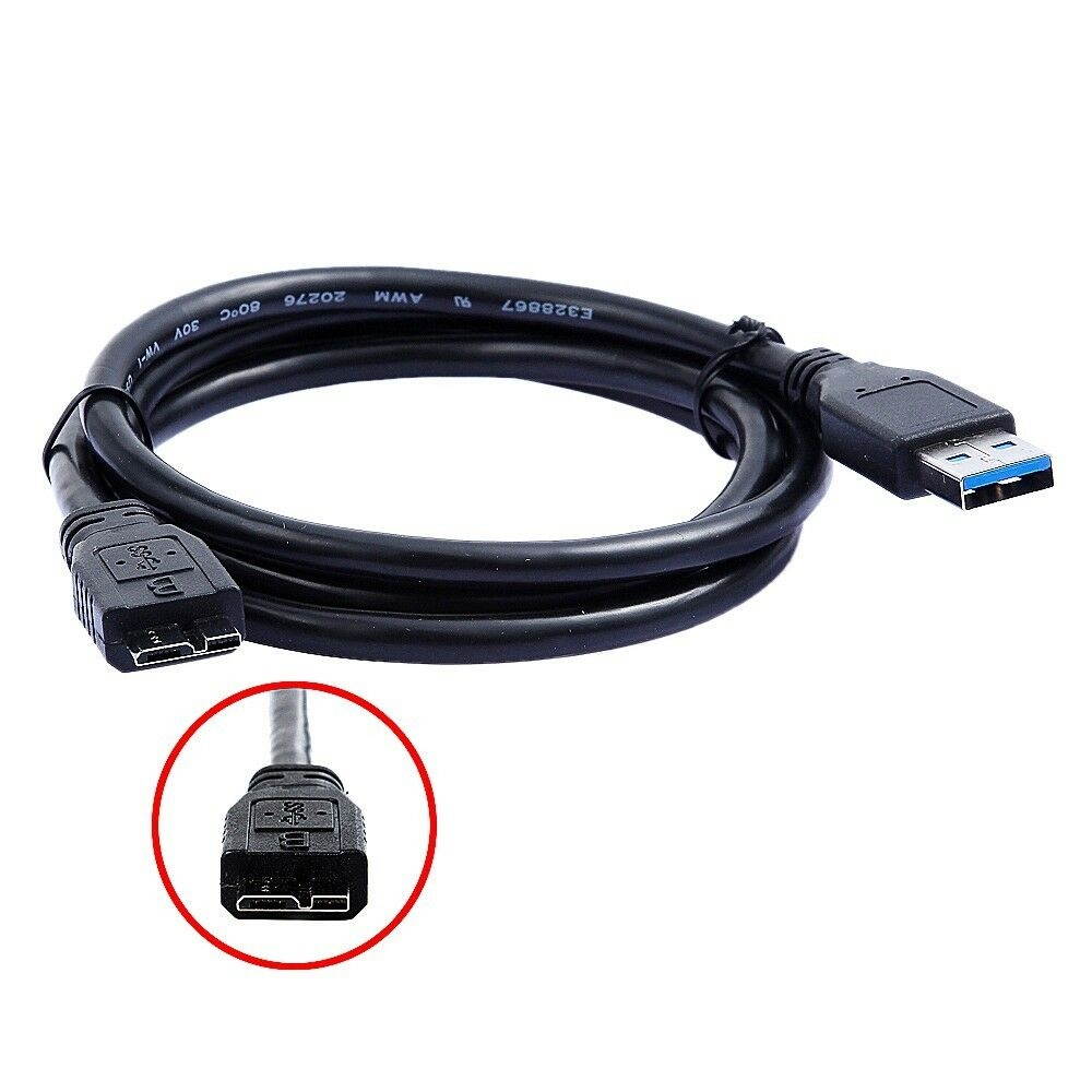 USB Charger +Data SYNC Cable Lead Cord For  Portable HDD Hard Drive 1048