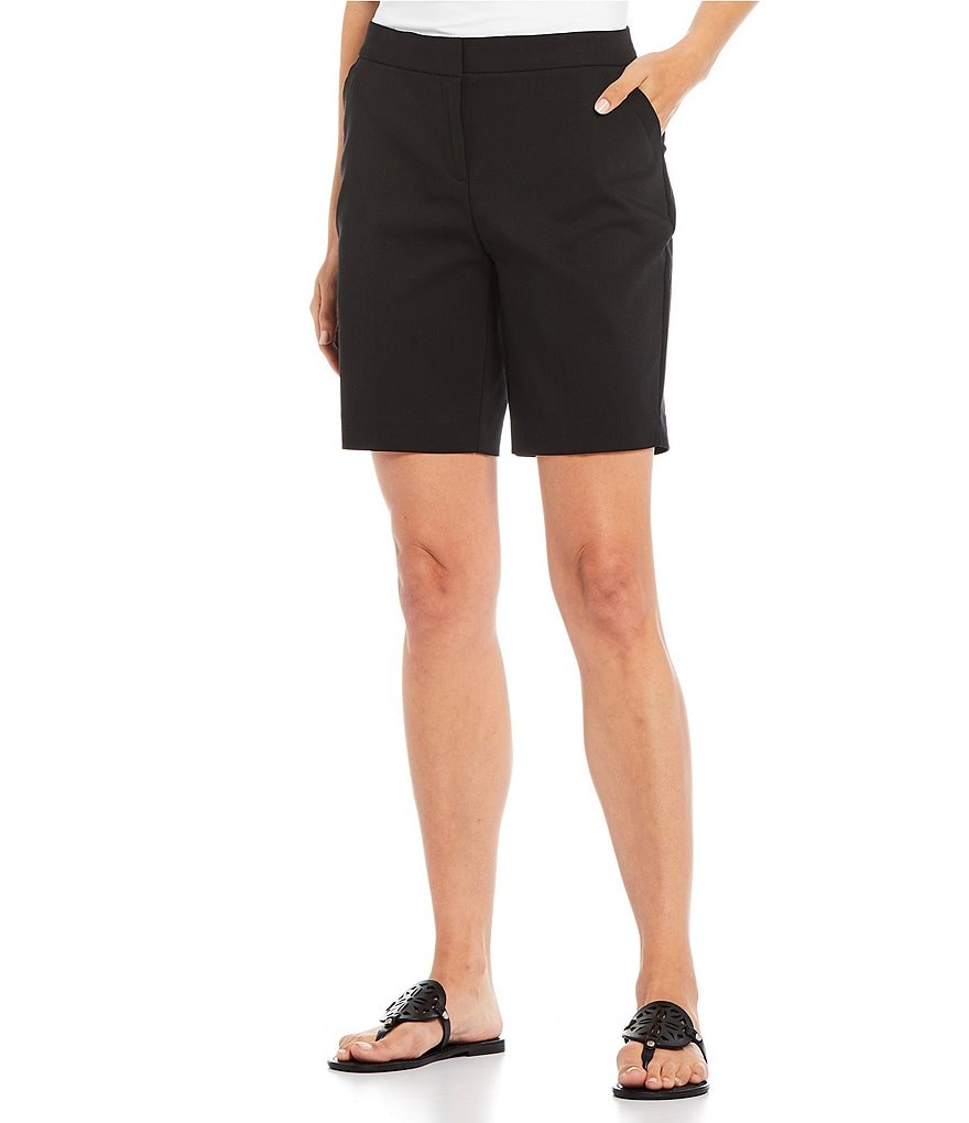Westbound Petite Size the PARK AVE fit Indigo Skimmer Shorts