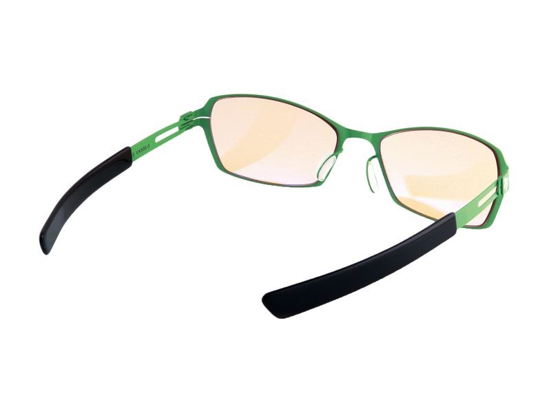 Arozzi Visione VX-500 Computer Gaming Glasses - Anti-glare, UV and Blue light Protection, Eye Strain Relief, Comfortable Gaming, Green