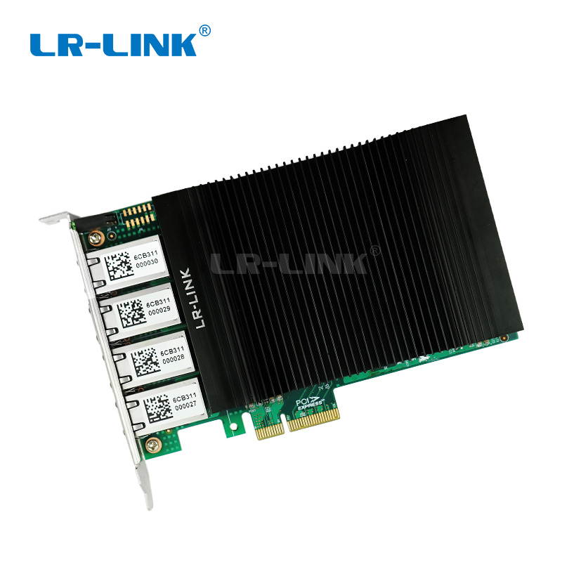 PCI Express x4 Quad Port 802.3at PoE+ Gigabit Vision Frame Grabber Card