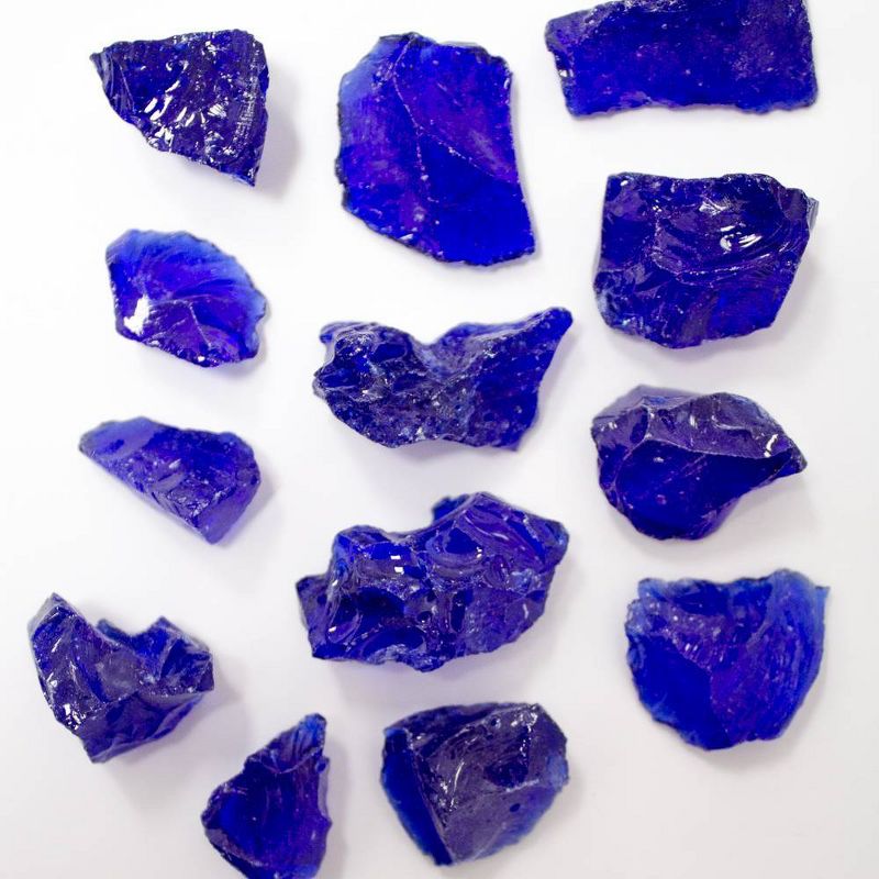 Recycled Fire Pit Fire Glass - Cobalt Blue - AZ Patio Heaters