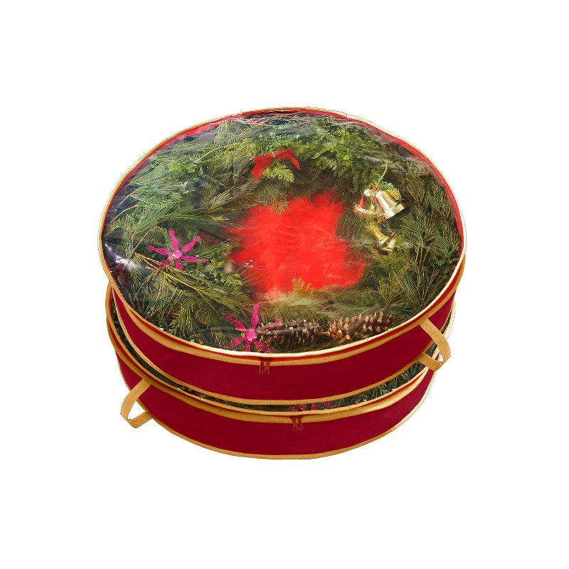 2ct 30"x6in Wreath Bag - Simplify