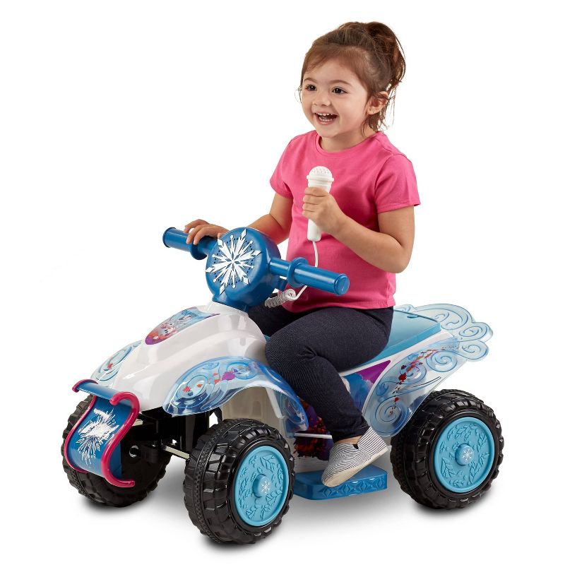 Kid Trax 6V Disney Frozen 2 Sing and Ride Powered Ride-On - Blue