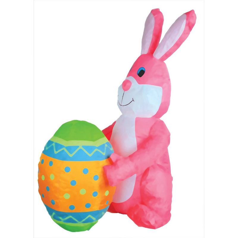 Easter 4ft Inflatable Bunny with Egg