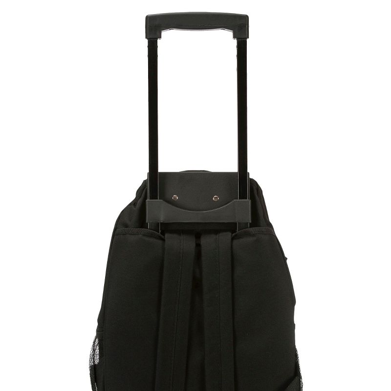 Rockland 17" Roadster Rolling Backpack - Black