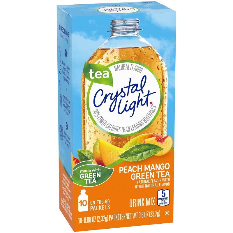 Crystal Light Energy On The Go Wild Strawberry Drink Mix - 10pk/0.11oz Pouches