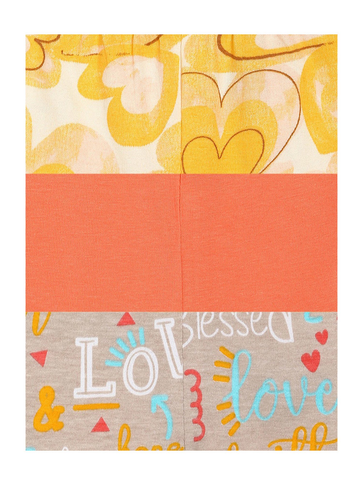 MINIKLUB Kids Multicolor Printed Leggings (Pack Of 3)