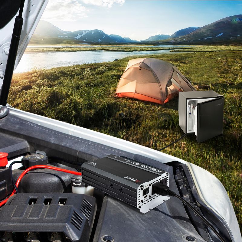 Wagan Pure Line 400W ETL Certified Power Inverter Black