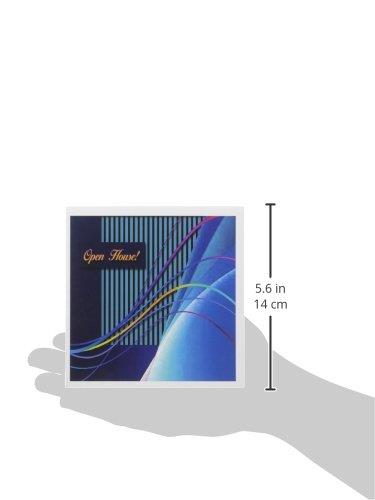 3dRose Open House Abstract Curves and Lines - Greeting Cards, 6 x 6 inches, set of 12 (gc_43292_2)