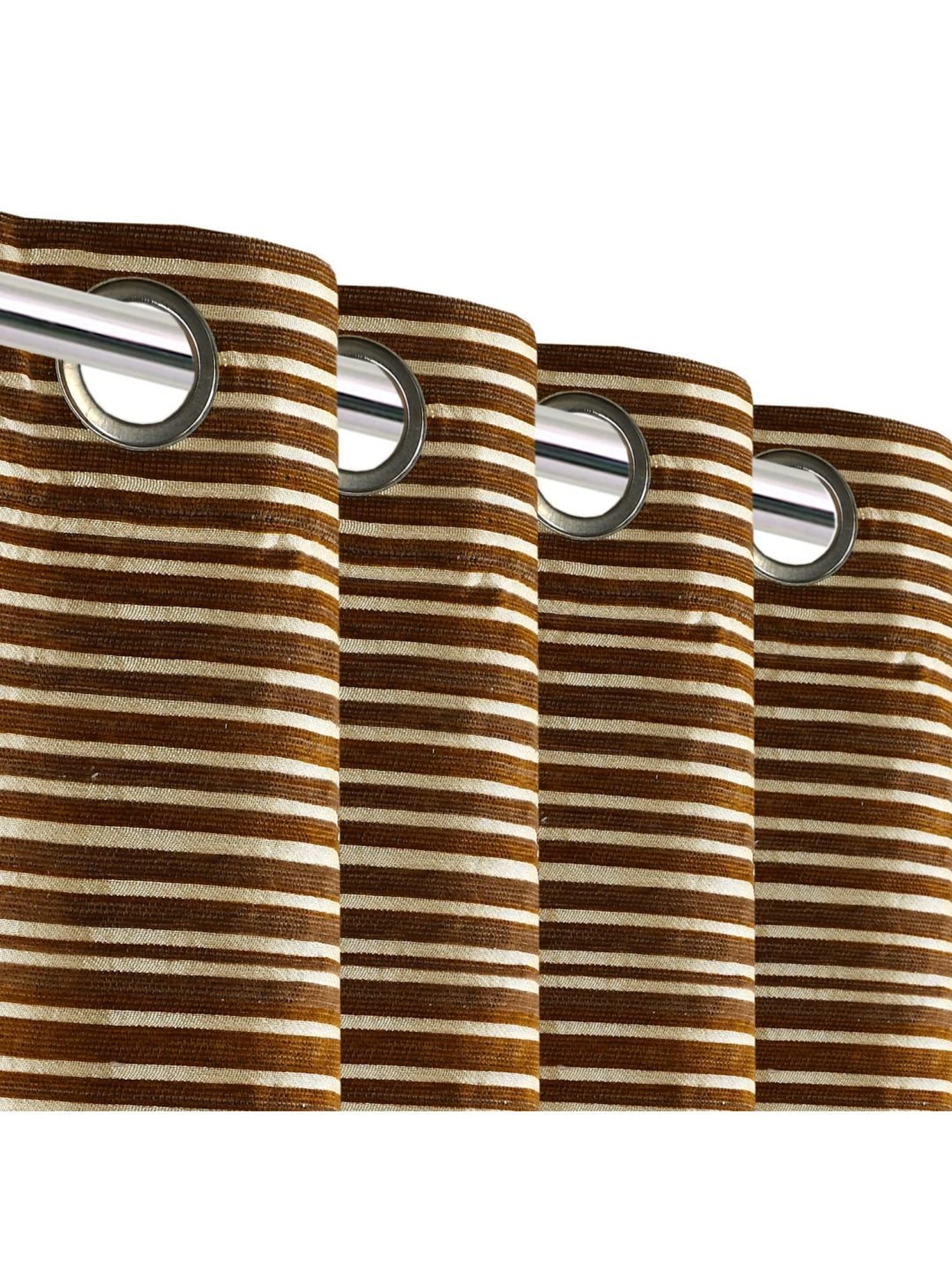 Saral Home Gold Blackout Long Door 9 ft Curtains Set of - 2