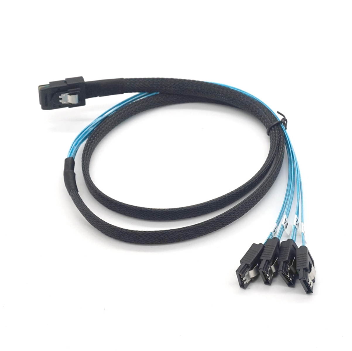 Weastlinks SAS SATA Cable Mini-SAS SFF-8087 to 4 SATA Cable Mini SAS 4i SFF8087 36P To 4 SATA 7P Cable