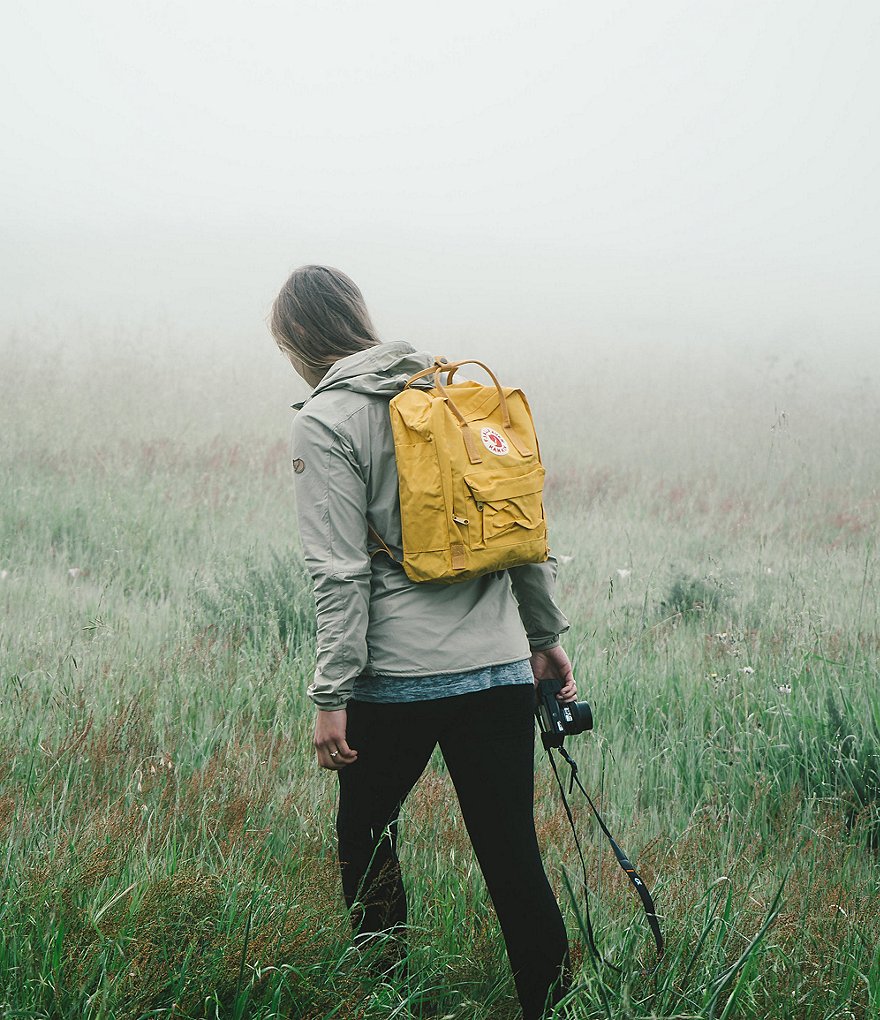 Fjallraven Kanken Water-Resistant Cotton Zipper Convertible Backpack