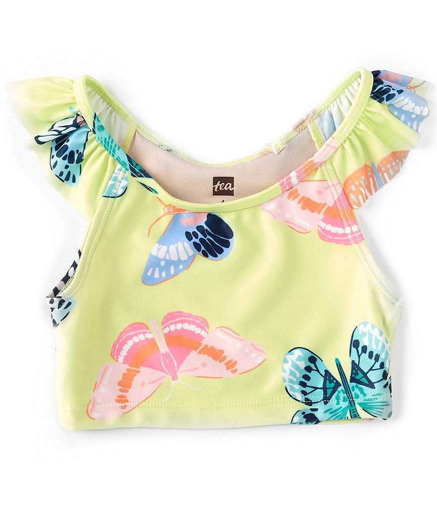 Tea Collection Little Girls 2-6 Printed Ruffled Tankini