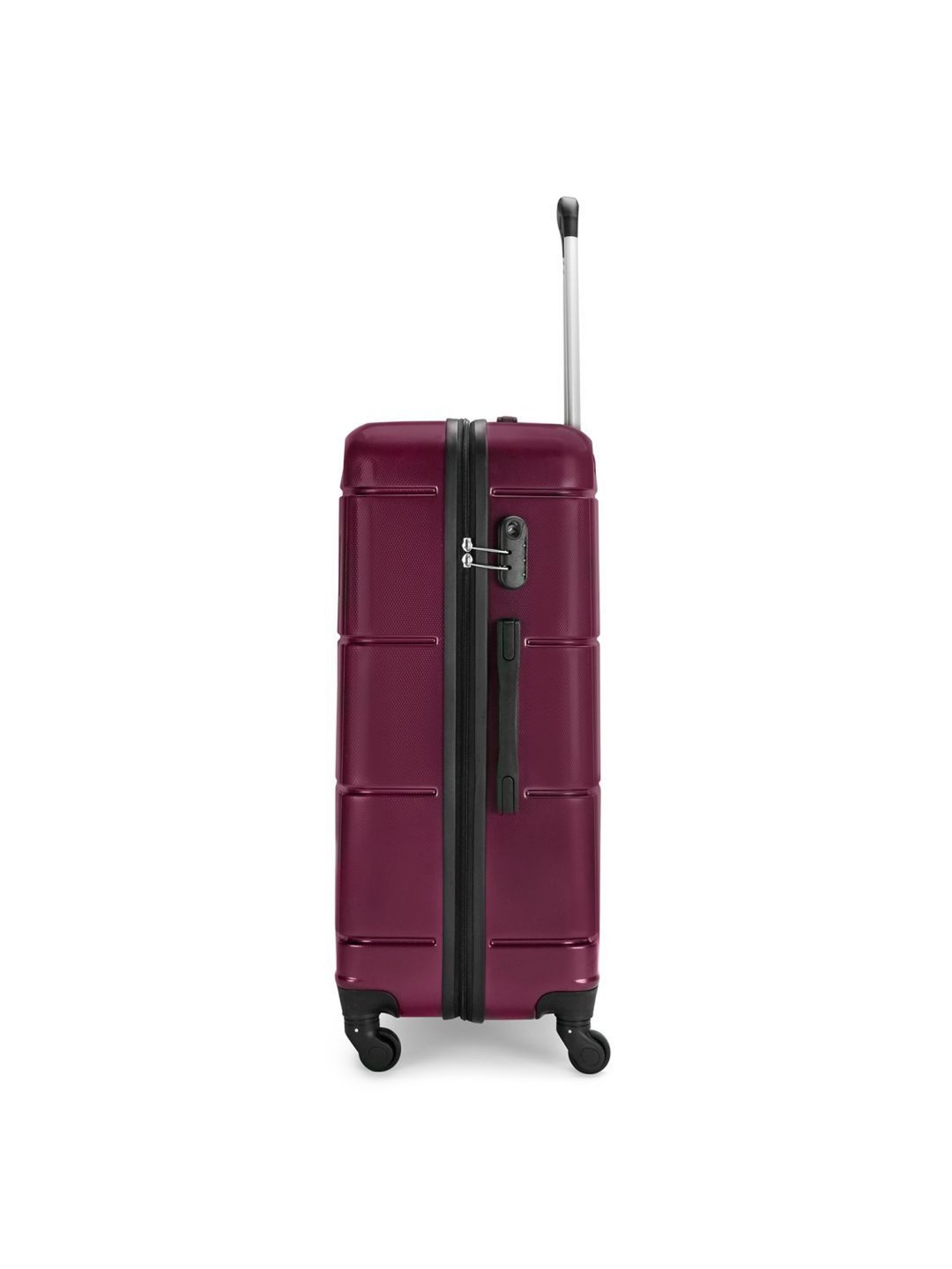 Aristocrat Sleek Maroon Textured Hard Large Trolley Bag - 30 cm