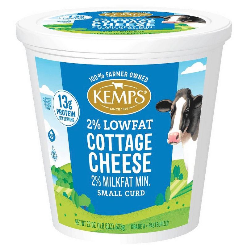 Knudsen Strawberry Cottage Cheese Doubles - 4.7oz