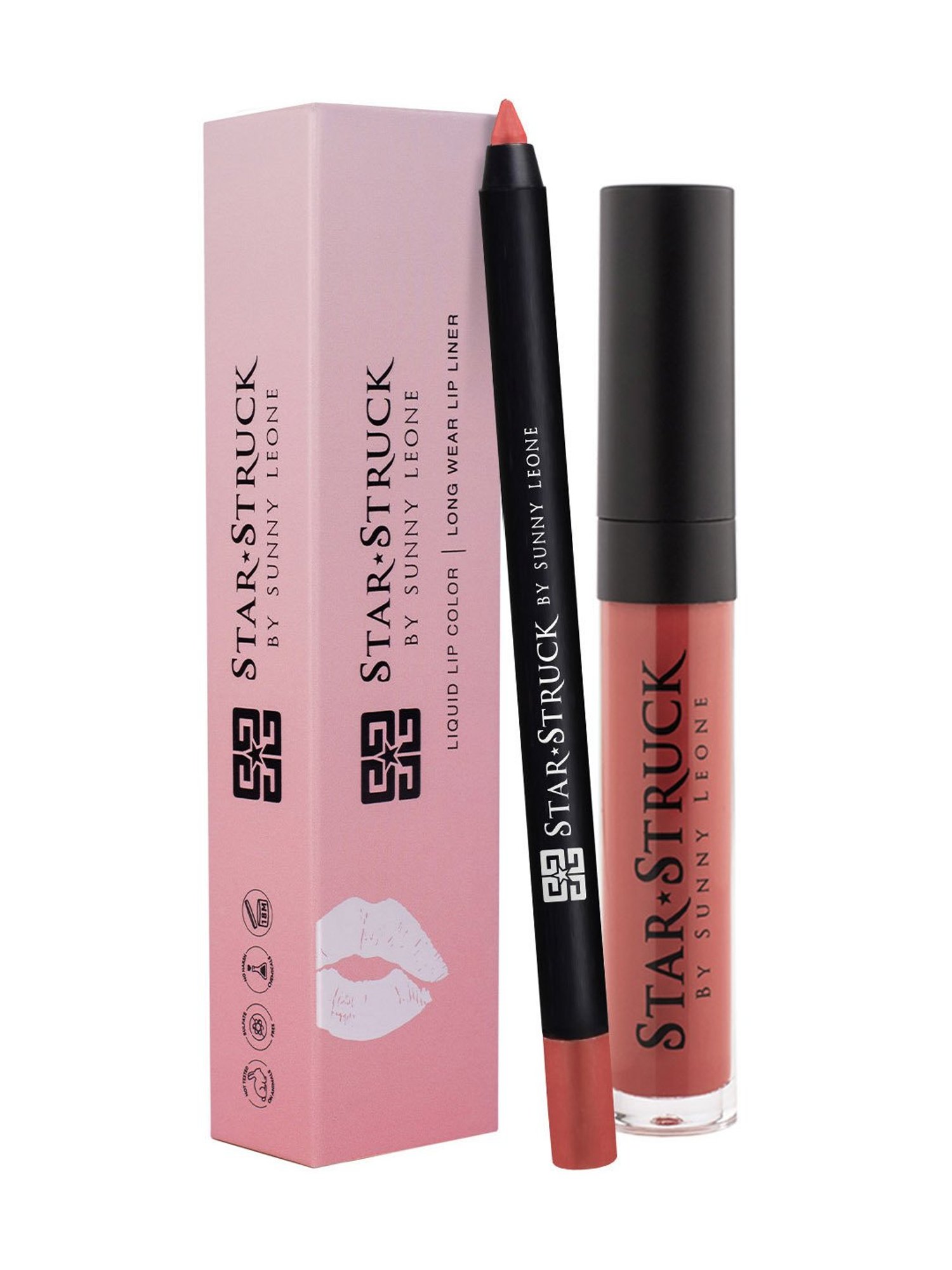 StarStruck By Sunny Leone Liquid Lip Color & Lip Liner Baby Doll