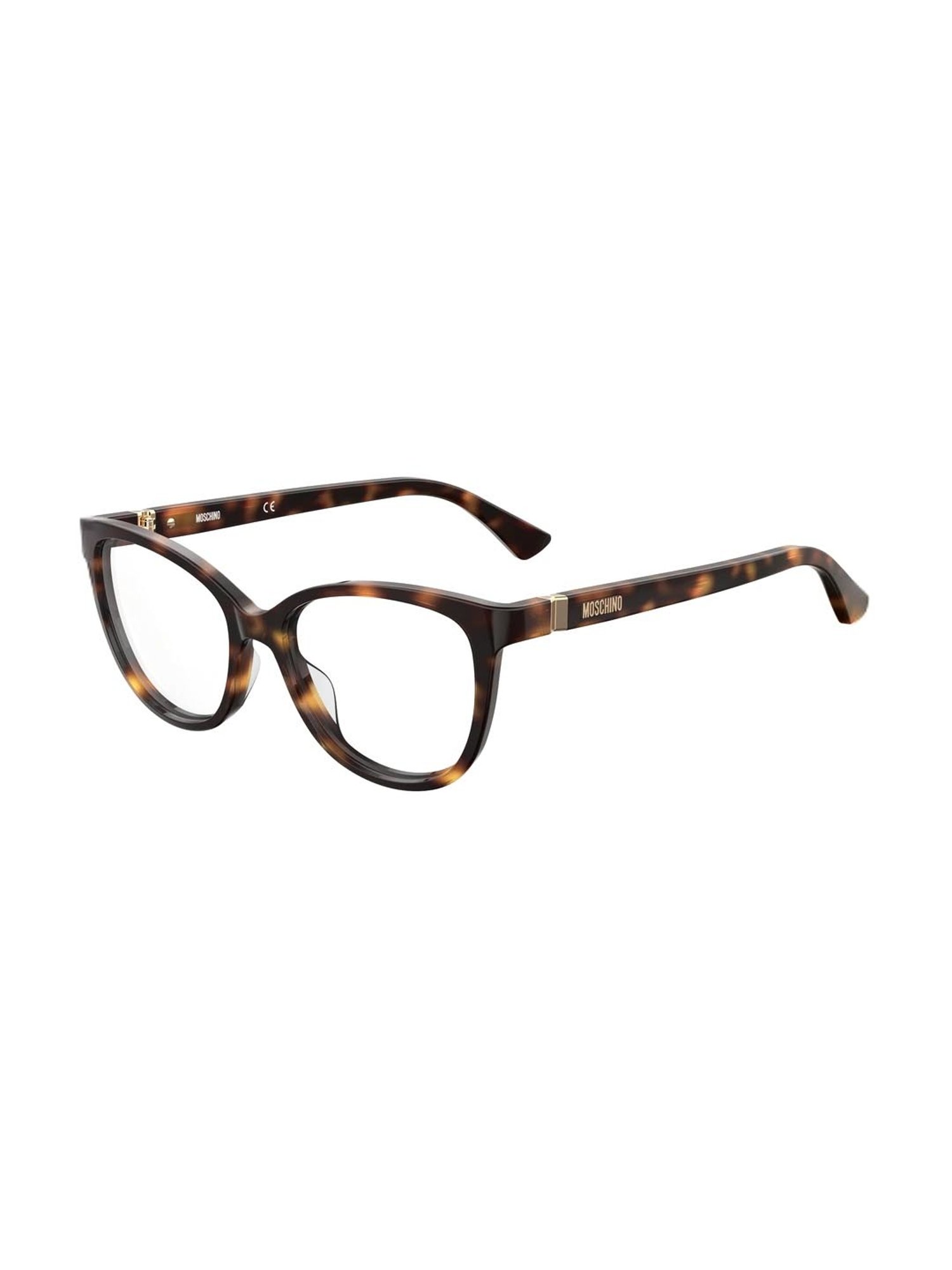 Moschino Brown Rectangular Eye Frames for Women