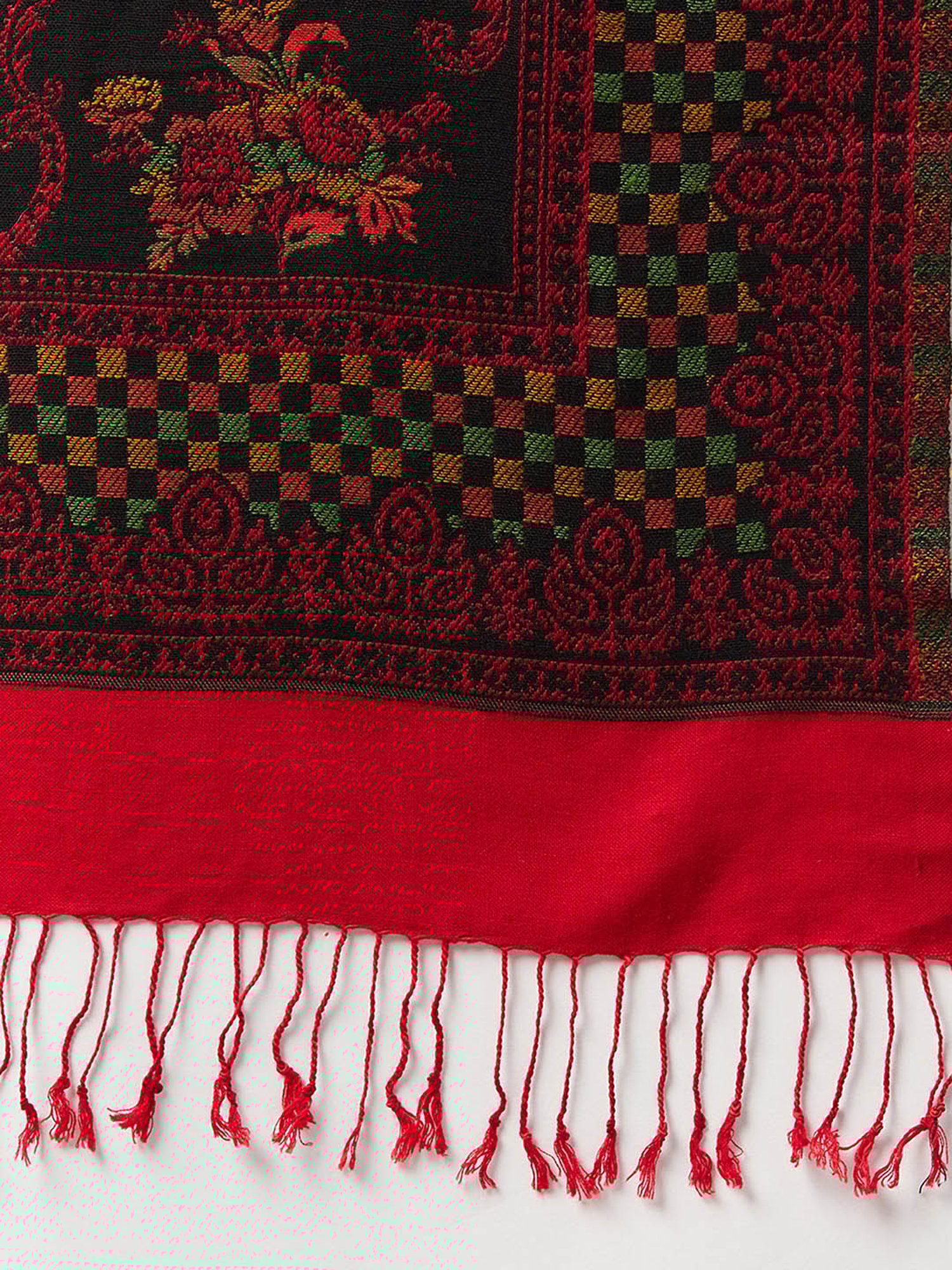 Indo Era Black Dupatta