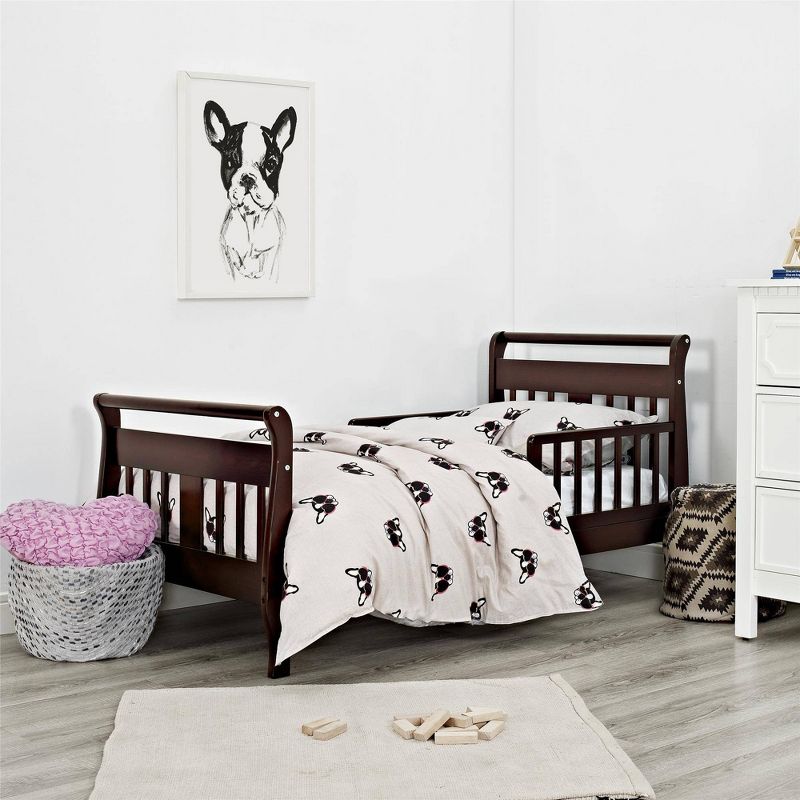 Dream On Me Hudson 3-in-1 Convertible Toddler Bed - White