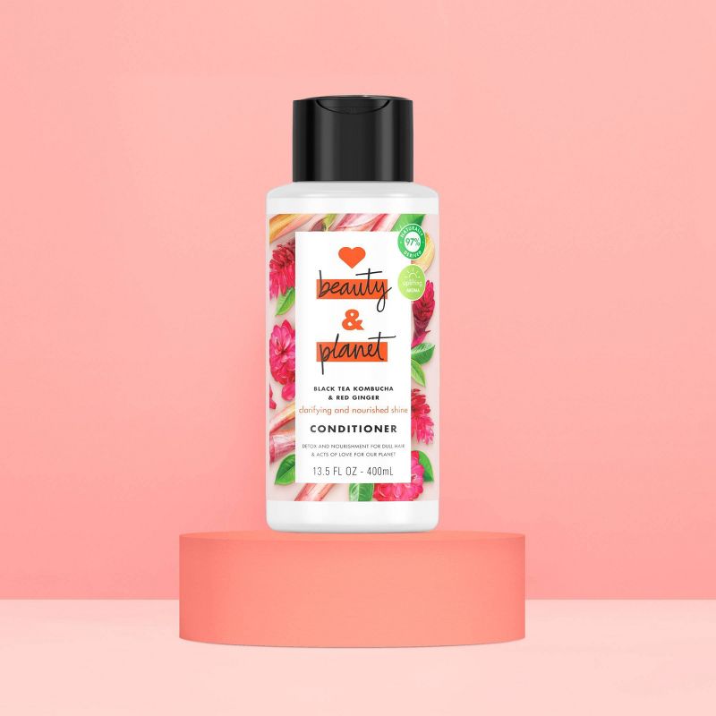 Love Beauty and Planet Black Tea Kombucha and Red Ginger Conditioner - 13.5 fl oz