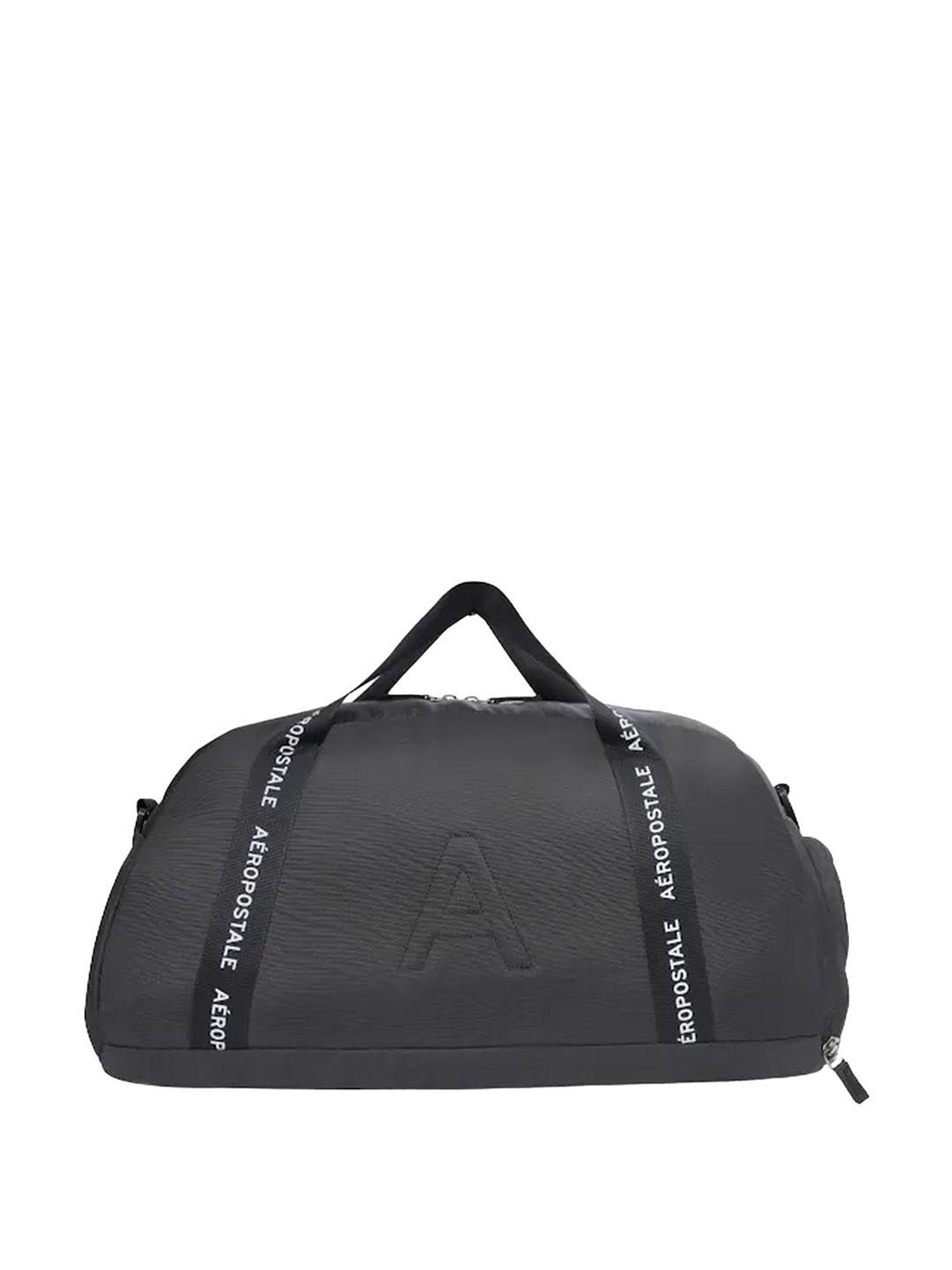 Aeropostale Byron Black Solid Duffle Bag
