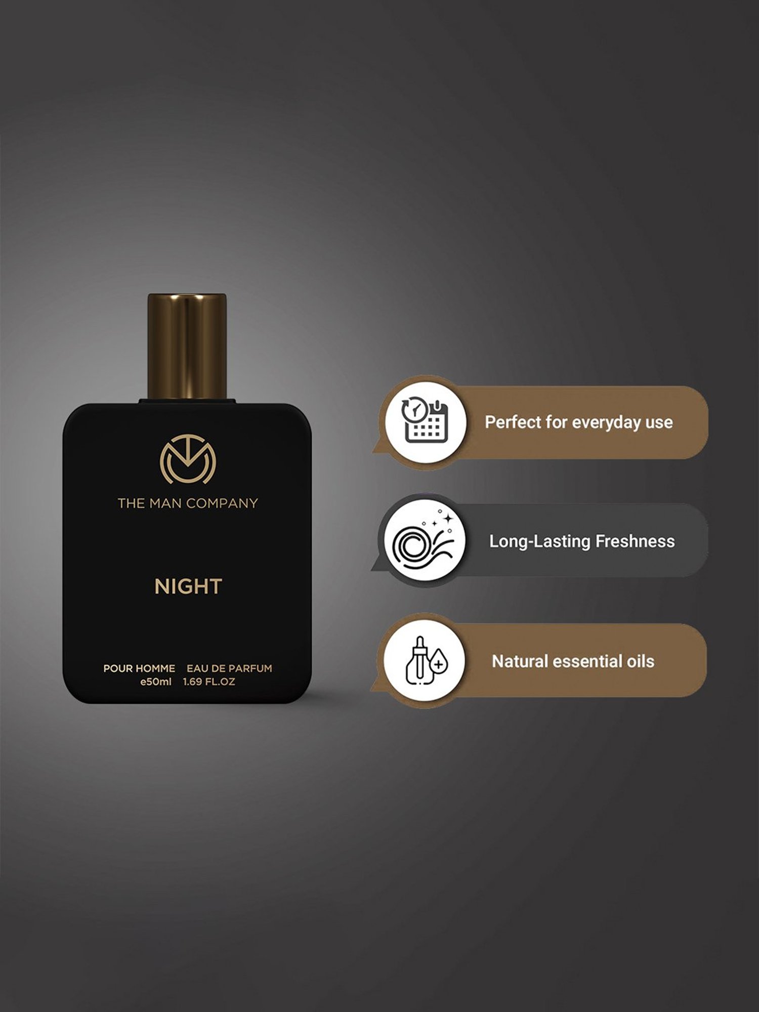 The Man Company Night Eau de Parfum - 50 ml
