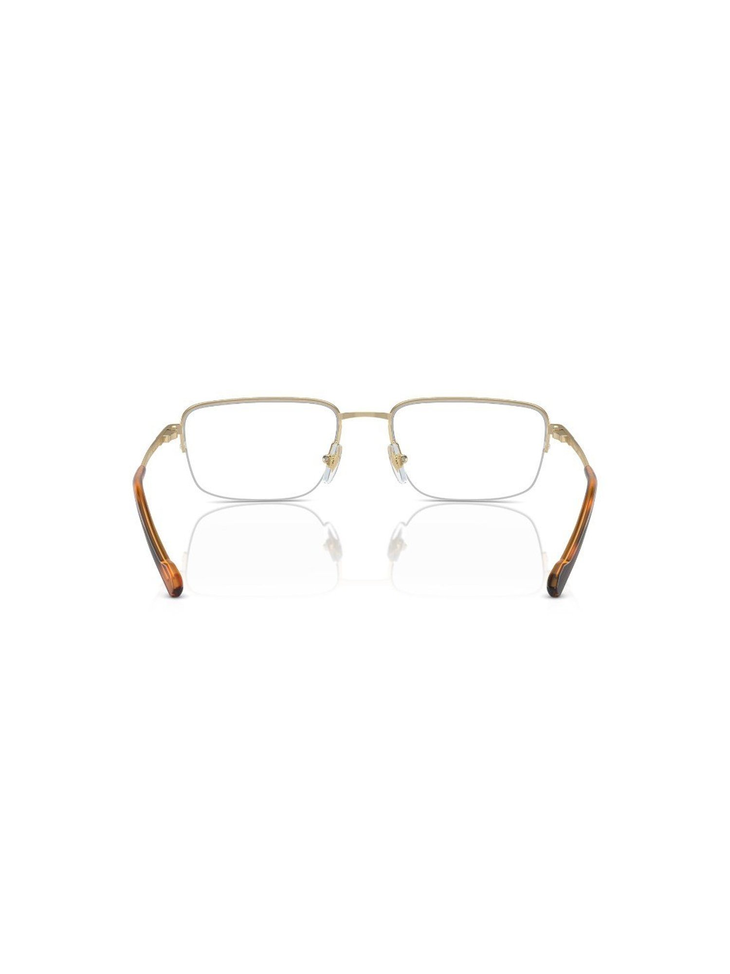 Vogue Eyewear Gold Rectangular Frames for Men