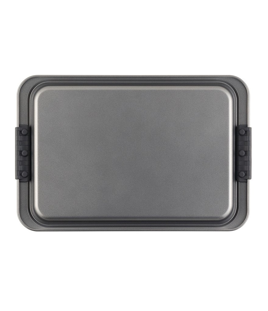 Anolon Advanced Nonstick Bakeware Rectangular Cake Pan with Silicone Grips