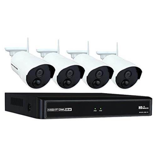 Night Owl WNVR201-44P Video Surveillance System - Network Video Recorder, Camera - 1080 Camera Resolution - HDMI