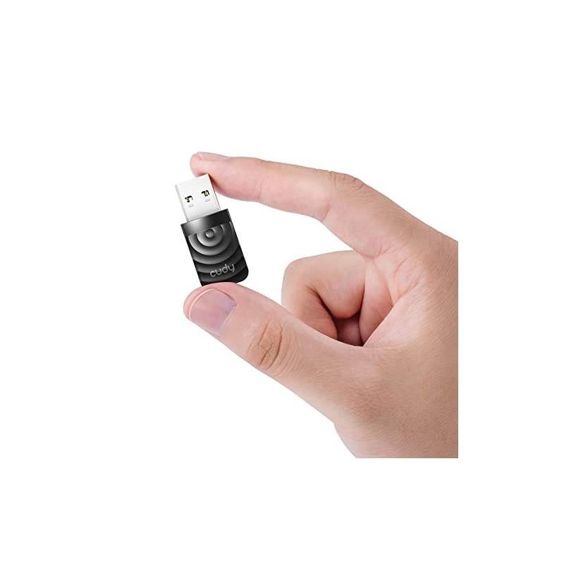 WU1300S AC 1300Mbps WiFi USB 30 Adapter for PC USB WiFi Dongle 5Ghz 24Ghz WiFi USB 30 Wireless Adapter for DesktopLaptop Compatible with Windows 788110 mac OS Linux