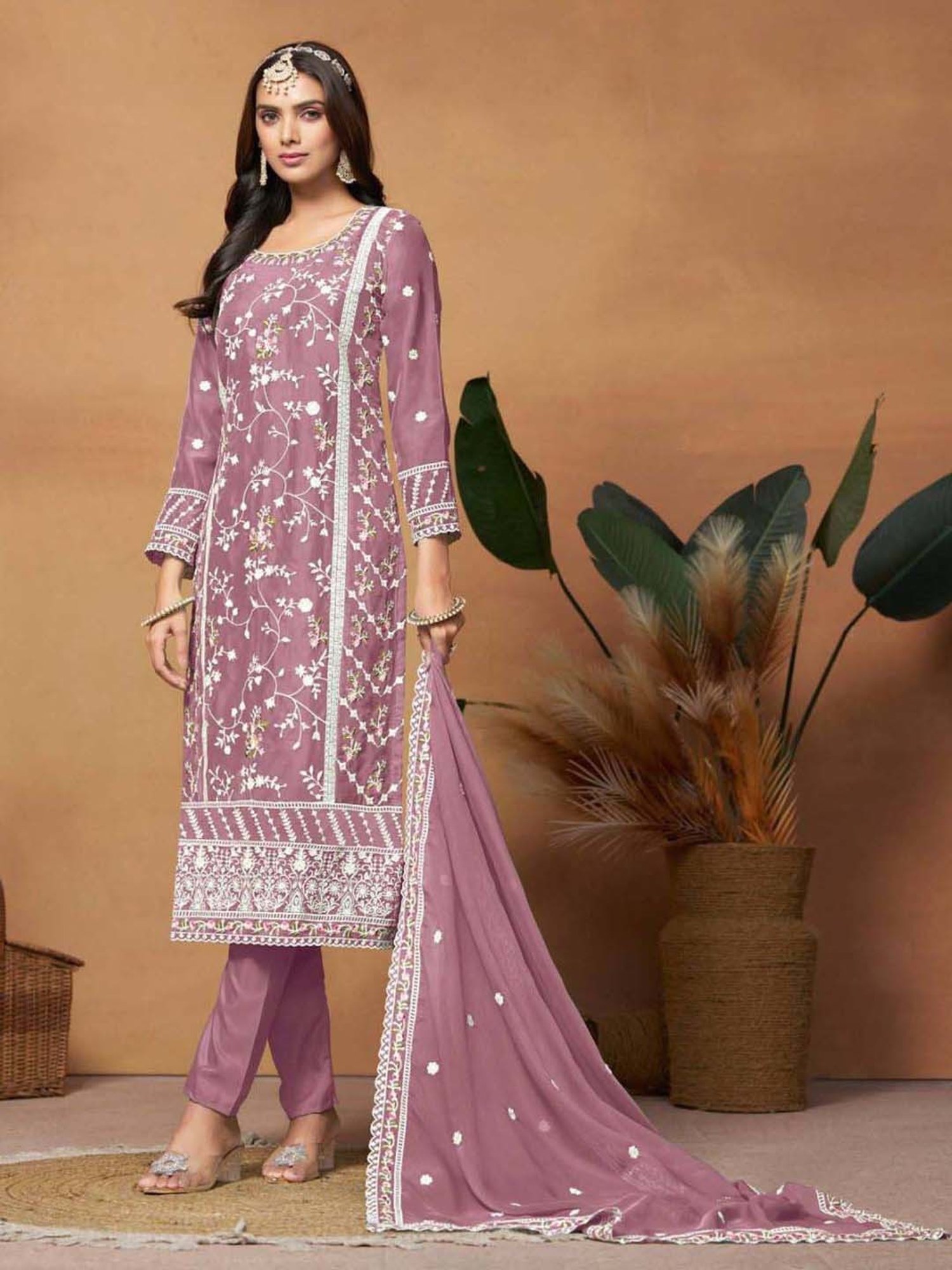 Odette Multicolored Printed Crop Top Shorts Set