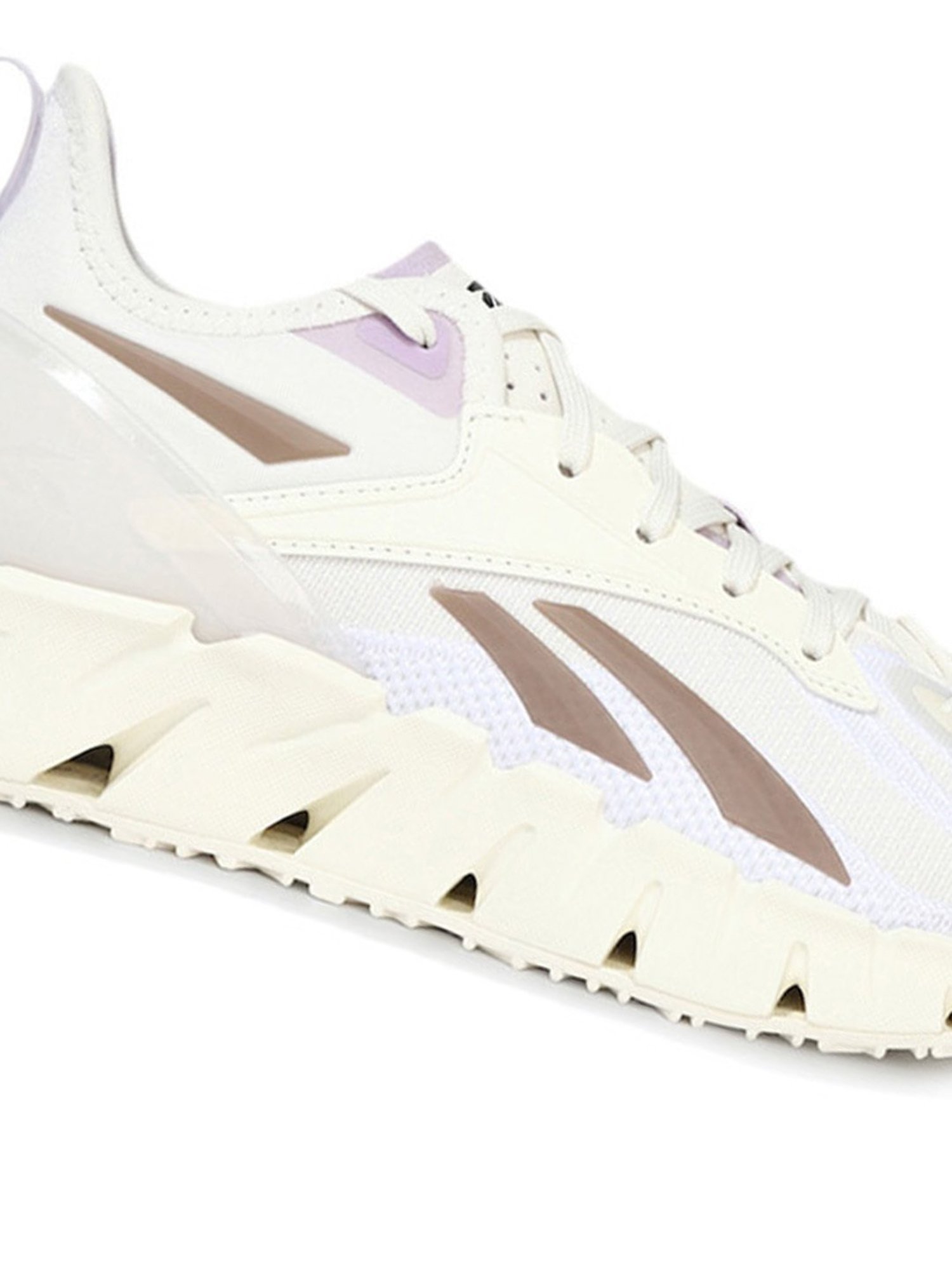 Reebok Women's Zig Kinetica 3 Off White Running Shoes
