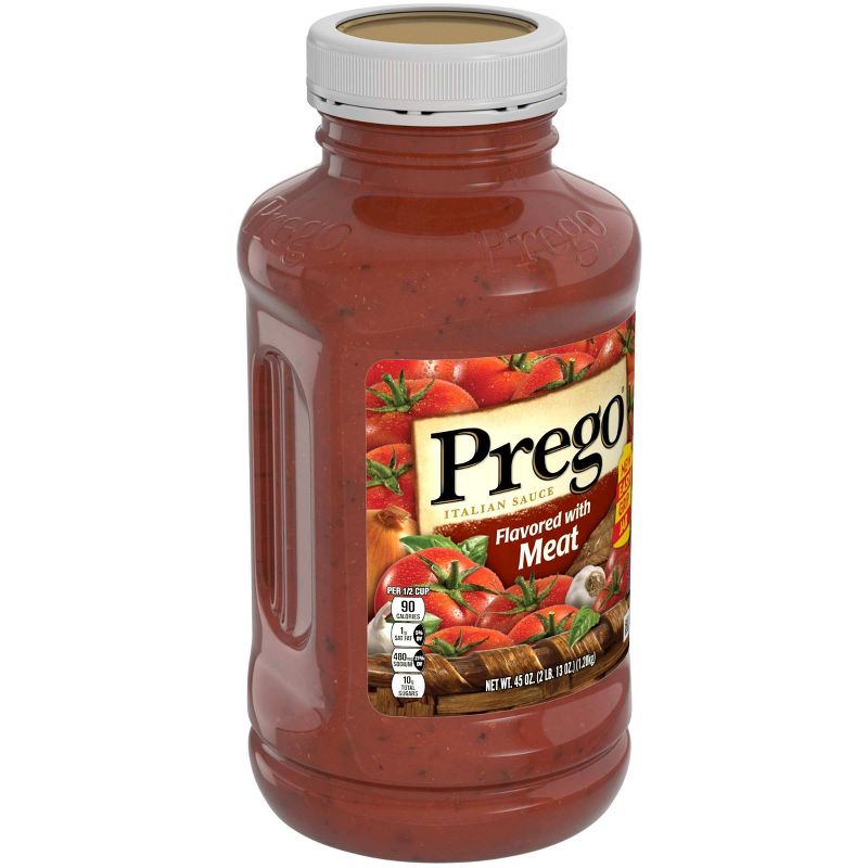 Prego Flavored with Meat Italian Sauce 45oz