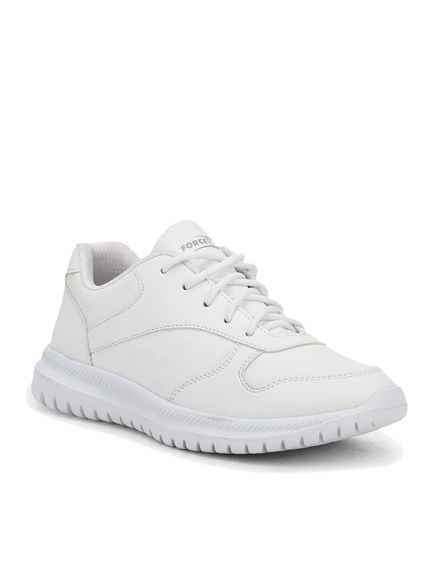 Force 10 By Liberty Kids White Lace Up Shoes