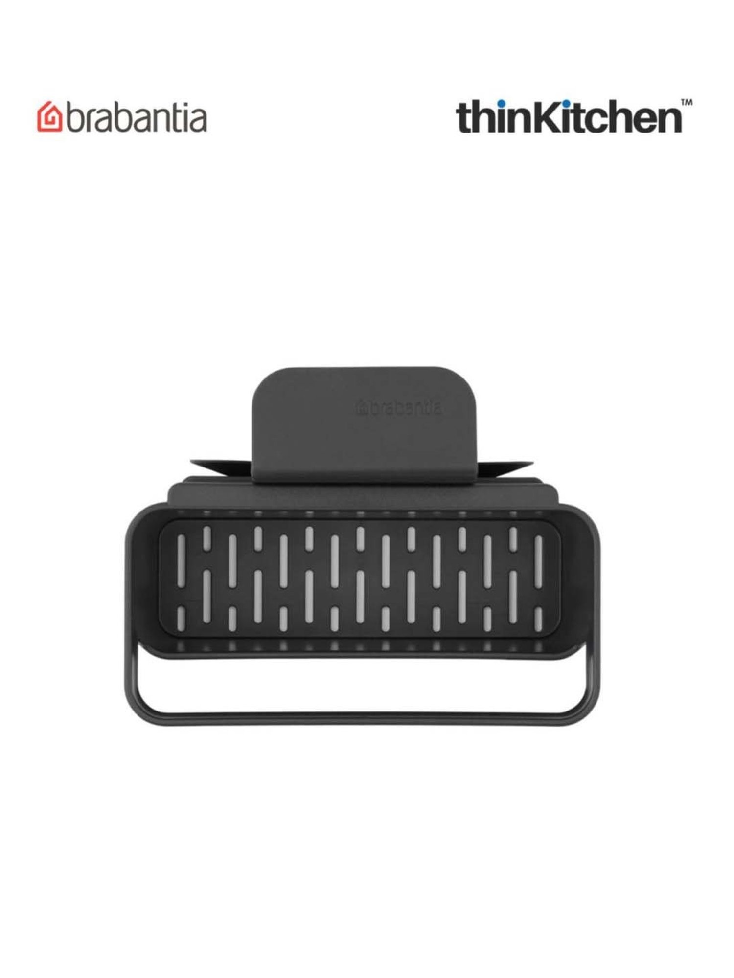 Brabantia Dark Grey Plastic Sink Organiser