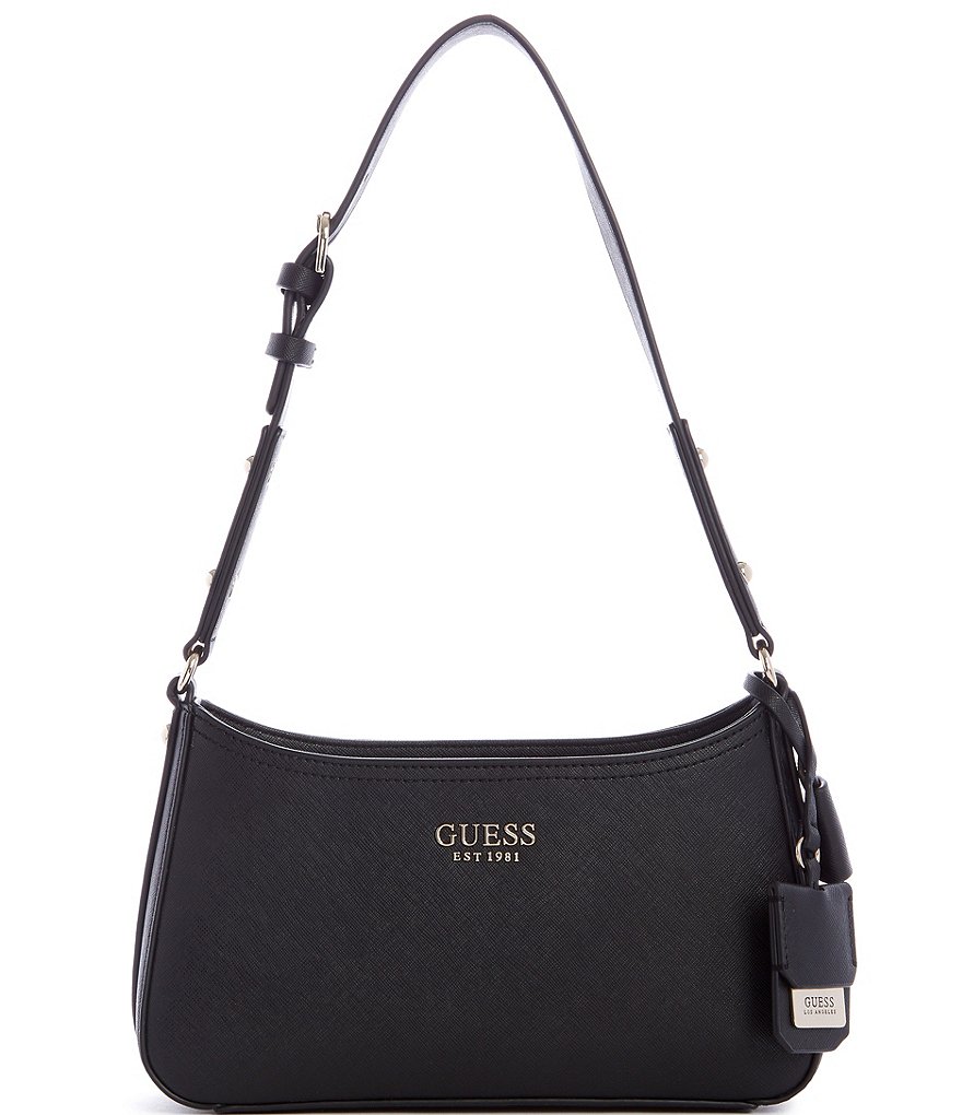 COACH Originals Swinger Nylon and Pebble Leather Shoulder Bag