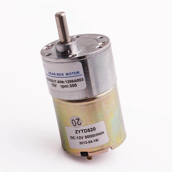 12V DC 300 RPM Gear-Box Speed control Electric Motor Low noise