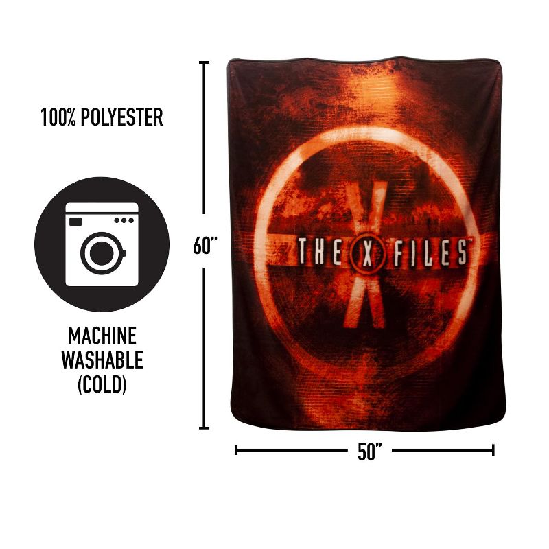 Se7en20 X-Files Logo 50" x 60" Lightweight Fleece Blanket