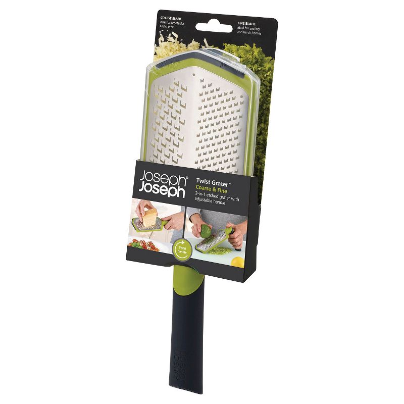 Joseph Joseph Twist Grater 2-in-1 course & fine grater with adjustable handle